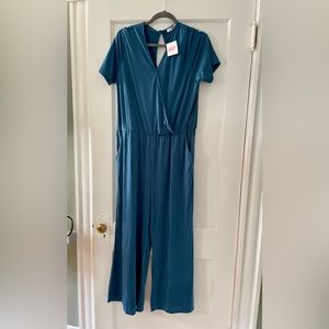 Jenny Boston Teal Jumpsuit